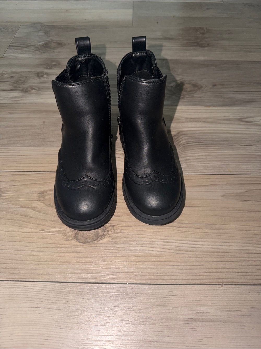 GAP Kids Black Ankle Zip Boots